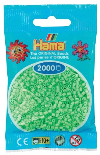 Hama HAMA BEADS Mini, 2.5mm, pastelowy zielony