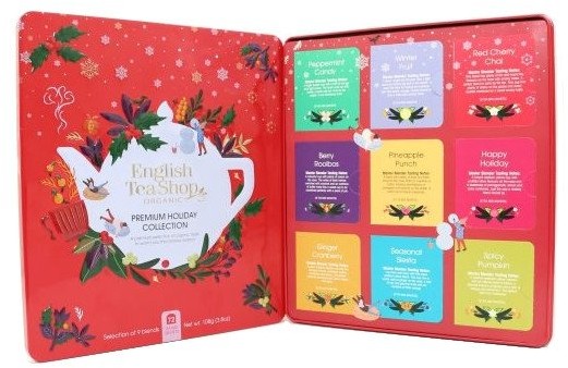 English Tea Shop English Tea Shop Premium Holiday Collection - Świąteczny czerwony zestaw 72 saszetki