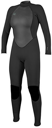 ONEILL wetsuits Damen Women's Reactor II 3/2 mm Back Zip Full Wetsuit, czarny, 12 US 5042-A00-12
