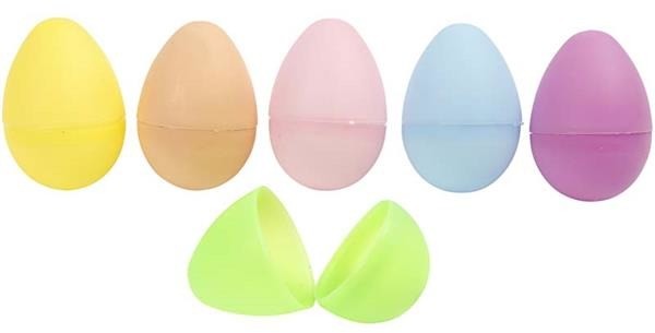 Creativ Plastikowe jajka pastelowe - zestaw 12 szt. 51033