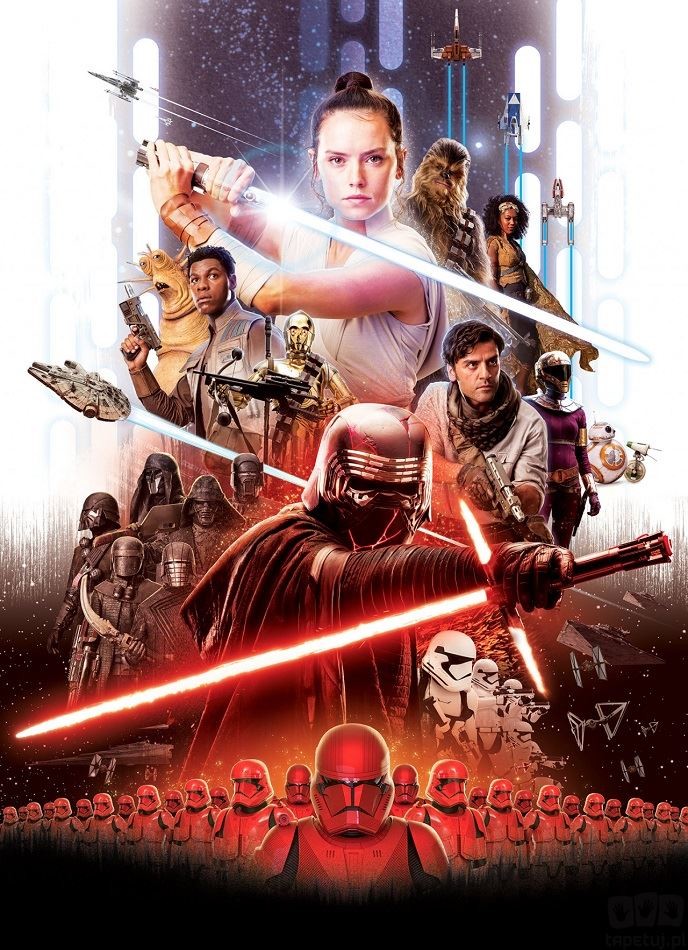Komar Fototapeta Star Wars Movie Poster Rey 4-4113 4-4113