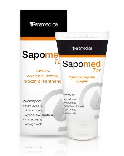 Paramedica Mydło z dziegciem w płynie 150ml SAPOMED TAR 71PARMYDDZ