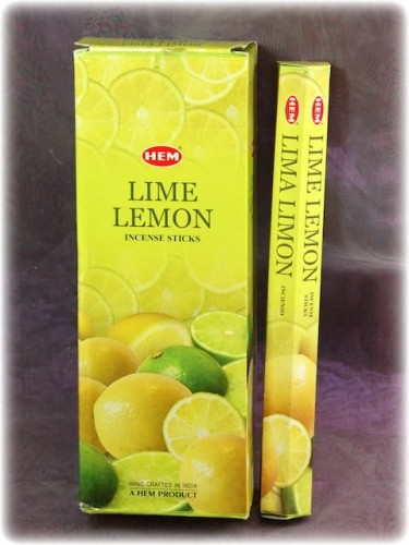 Hem LIMONKA CYTRYNA - Kadzidełka zapachowe 20 szt. 6-LimeLemon