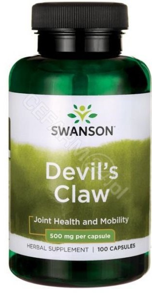 SWANSON Devils Claw 500 mg x 100 kaps