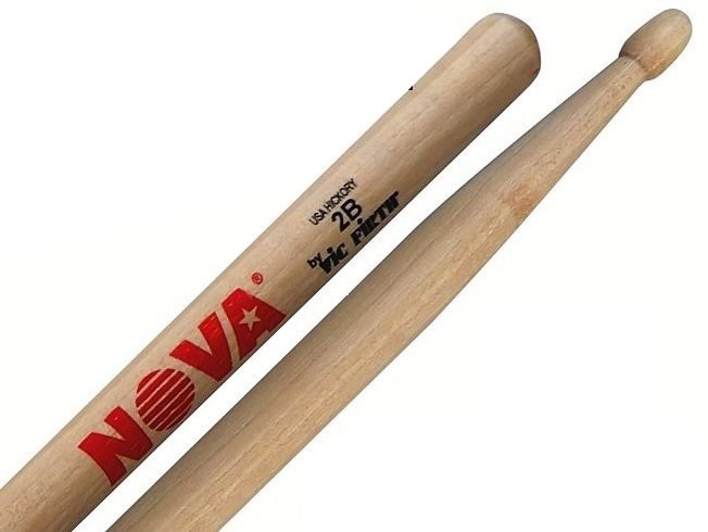 Vic Firth Nova pałeczki do perkusji 2B, Wood Tip VF-N2B