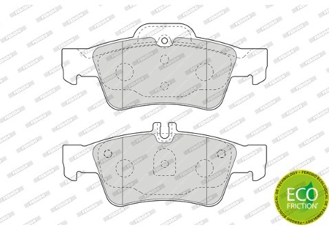 FERODO (FEDERAL-MOGUL) Zestaw klocków hamulcowych, hamulce tarczowe (FEDERAL-MOGUL) FDB1526