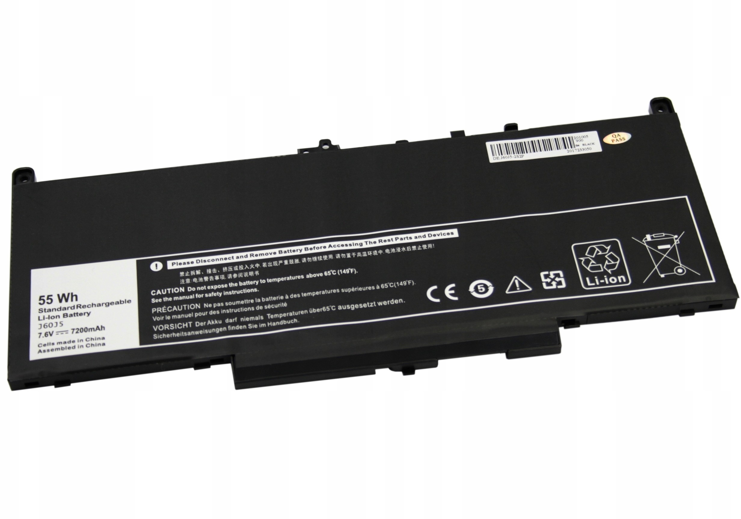 Dell Do Bateria Laptopa Latitude 12 E7270 E7470 12