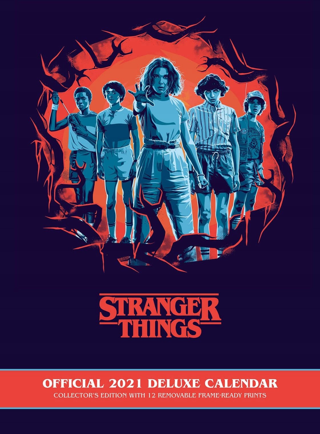 Stranger Things Oryginalny kalendarz 2021 A3