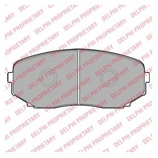 DELPHI Zestaw klocków hamulcowych, hamulce tarczowe LP2098