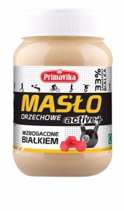 Primavika Masło orzechowe ACTIVE+ wzbogacone białkiem 470g 8390-5091E