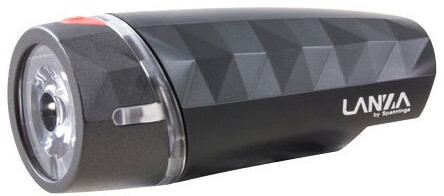 SPANNINGA Lanza Reflektor przedni na baterie, dark grey 2020 Lampki przednie na baterie 999168