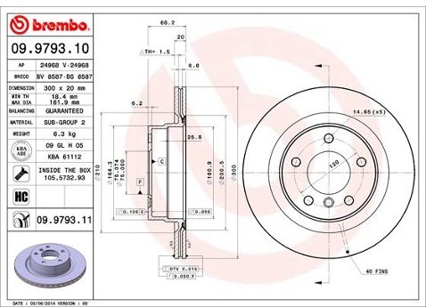 BREMBO 09.9793.11