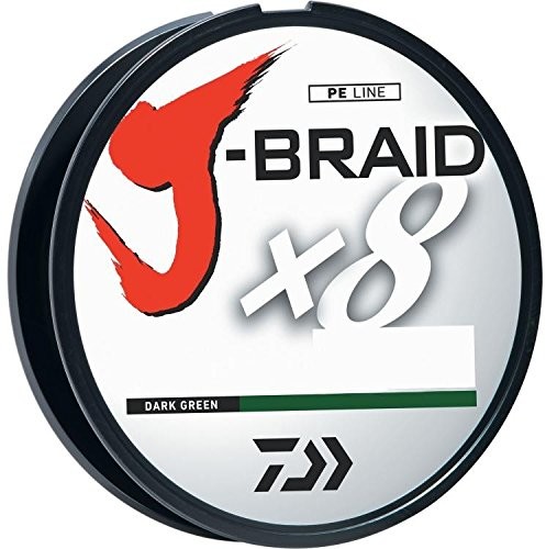 Daiwa J-Braid 8 Strand pleciony sznur 30lb 165yd 150 m Low-VIS Dark Green 30 150dg JB8U30-150DG