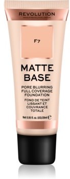 Makeup Revolution Matte Base podkład kryjący odcień F7 28 ml