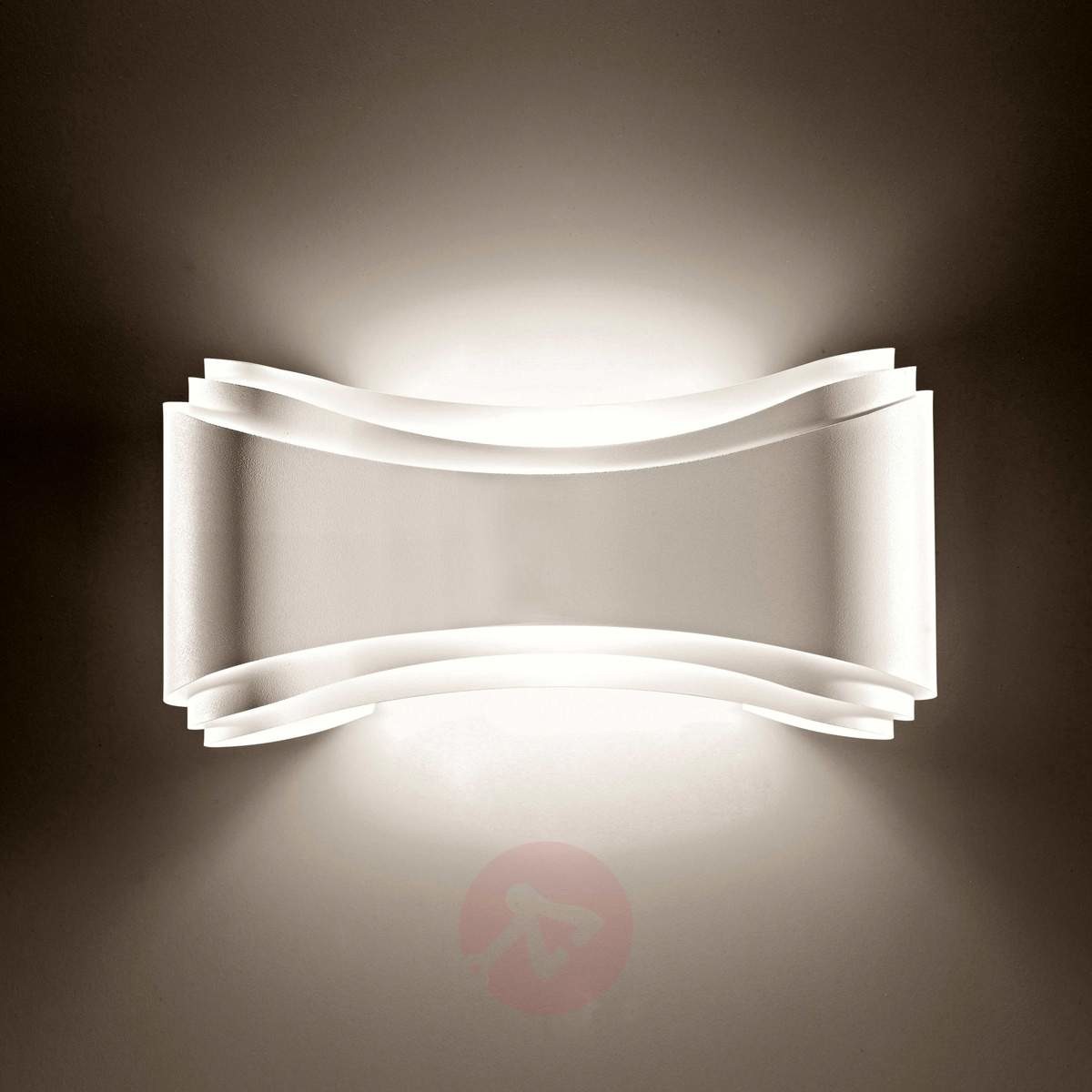 Selene Biała designerska lampa ścienna Ionica