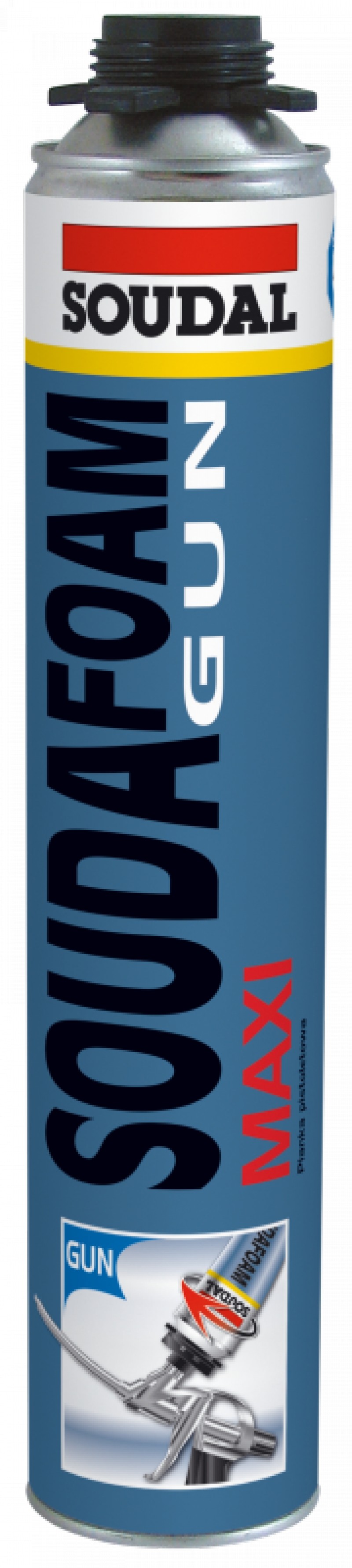 Soudal Soudafoam Pistoletowa Pianka montażowa zimowa MAXI Click and Fix 870 ml P
