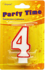 Arpex Świeczka cyferka nr 4