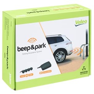 VALEO Beep&Park 632200 pomoc przy parkowaniu z 4 czujnikami i głośnikami, czarna 632200