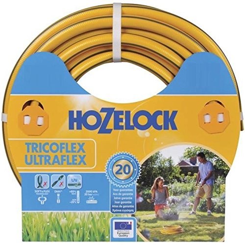 Hozelock tricoflex 117037 Wąż ogrodowy UltraFlex, żółty 117037