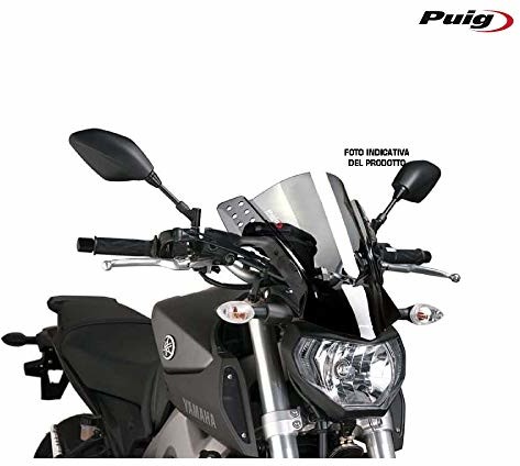 Puig 6409H szyba przednia model Rafale Kawasaki ER6n 12 przezroczysta / szary przydymiony 6409H