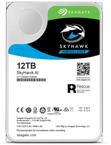 SEAGATE Dysk Seagate SkyHawk AI ST12000VE0008 3.5