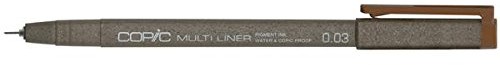 Copic copic multiliner sepia, 0.03 MM CMLS-003