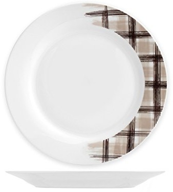 ROYAL NORFOLK Talerz Royal Norfolk ALA serwis stołowy 12-częściowy, porcelana, biały 8076