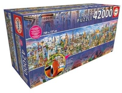 Educa Puzzle 42000 elementów, Dookoła świata