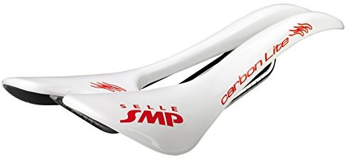 Cicli Bonin Siodełko SMP Carbon Lite stal nierdzewna-Beam, biały CSS810