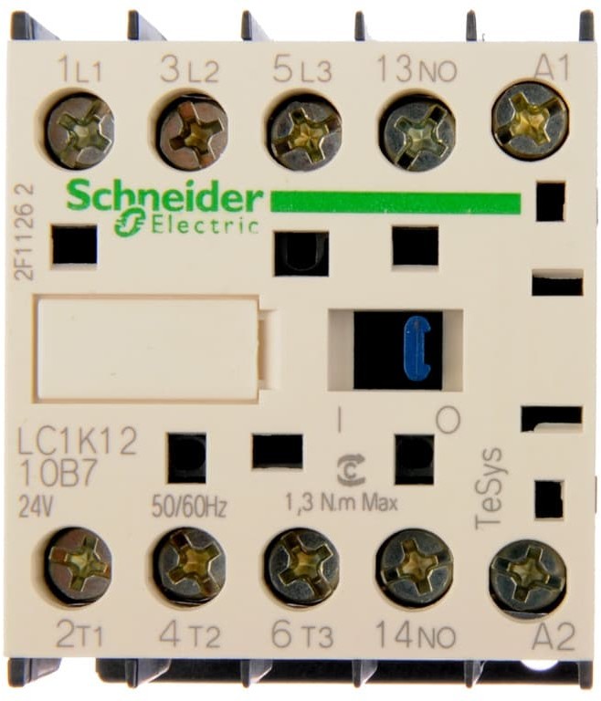 Schneider Electric Stycznik mocy 12A 3P 24V AC 1Z 0R LC1K1210B7