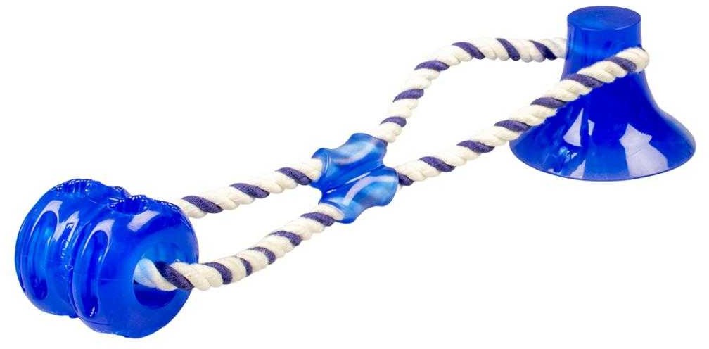Duvo+ DUVO+ Zabawka Gumowa PIŁKA Z PRZYSSAWKĄ 40cm  od 95zł +DO 3% ZWROTU W PROGRAMIE LOJALNOŚCIOWYM OF-A-VAT016931