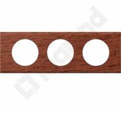 Legrand Ramka potrójna drewno Poziomy i pionowy Linia Materials 069223