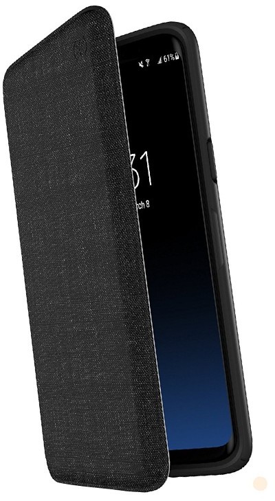 Speck Presidio Folio pokrowiec Samsung Galaxy S9 Plus CZARNY OTWIERANE NA BOK TWORZYWO SZTUCZNE 35247