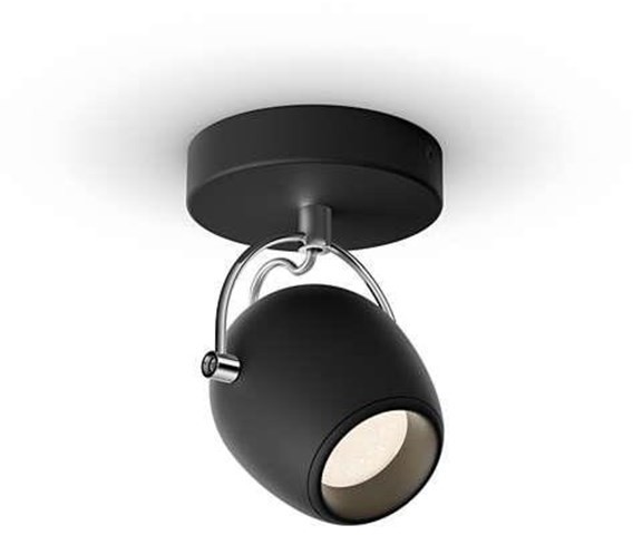 Philips Rivano Single Spot Black 1x4.3W Listwa oświetleniowa 915005688201