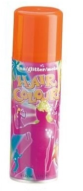 Hair Colour spray koloryzujący fluorescencyjny pomarańczowy 125 ml C LAK.KOLOR HC 125 POM