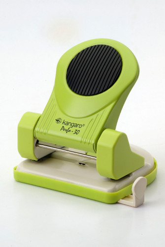 KANGARO Dziurkacz Perfo 30, dziurkuje do 30 kartek, zielony KA30-02