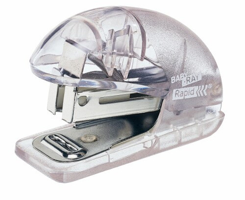 Esselte 10184030 Zszywacz Rapid Baby F4 Szary przeźroczysty 10184030