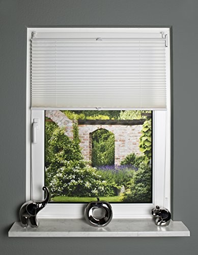 Home Fashion Home fashion roleta plisowana Up & Down, materiału 094500-0201 WEISS 210 cm x 70 cm