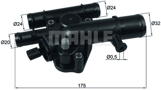 MAHLE Termostat, środek chłodzący MAHLE TI 243 89 TI 243 89