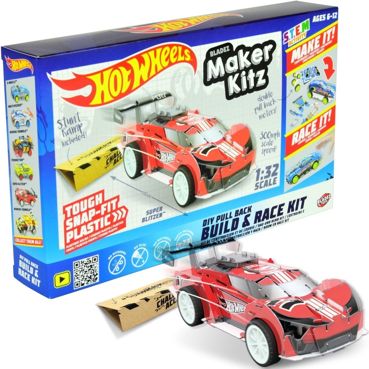 Bladez toyz Bladez, Hot Wheels, zestaw kreatywny z autkiem Maker Kitz