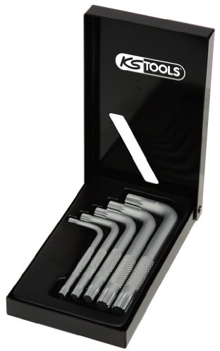 KS Tools 151.4100 Classic  komplet kąt pojemnik na klucze XZN, wielozębowych krótki, 5-częściowy, M5 M12 4042146024126