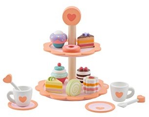 Trudi 82961  alzata dolcetti con tazzine do gry, 19 x 22 x 19 cm