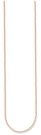 THOMAS SABO Thomas Sabo unisex Venezia-łańcuszek ze srebra próby 925.; różowego złota próby złocenie ke1106  415  12 KE1106-415-12-L80