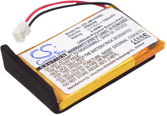 Cameron Sino JAY transmitter ERUS PR0248 700mAh 2.59Wh Li-Polymer 3.7V CS-JMT028BL