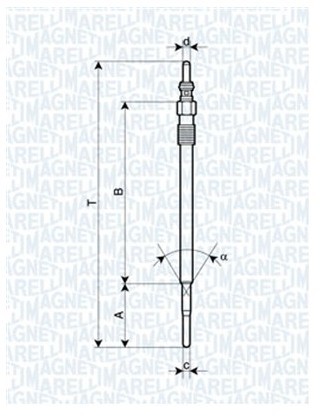 MAGNETI MARELLI Świeca żarowa 062900070304