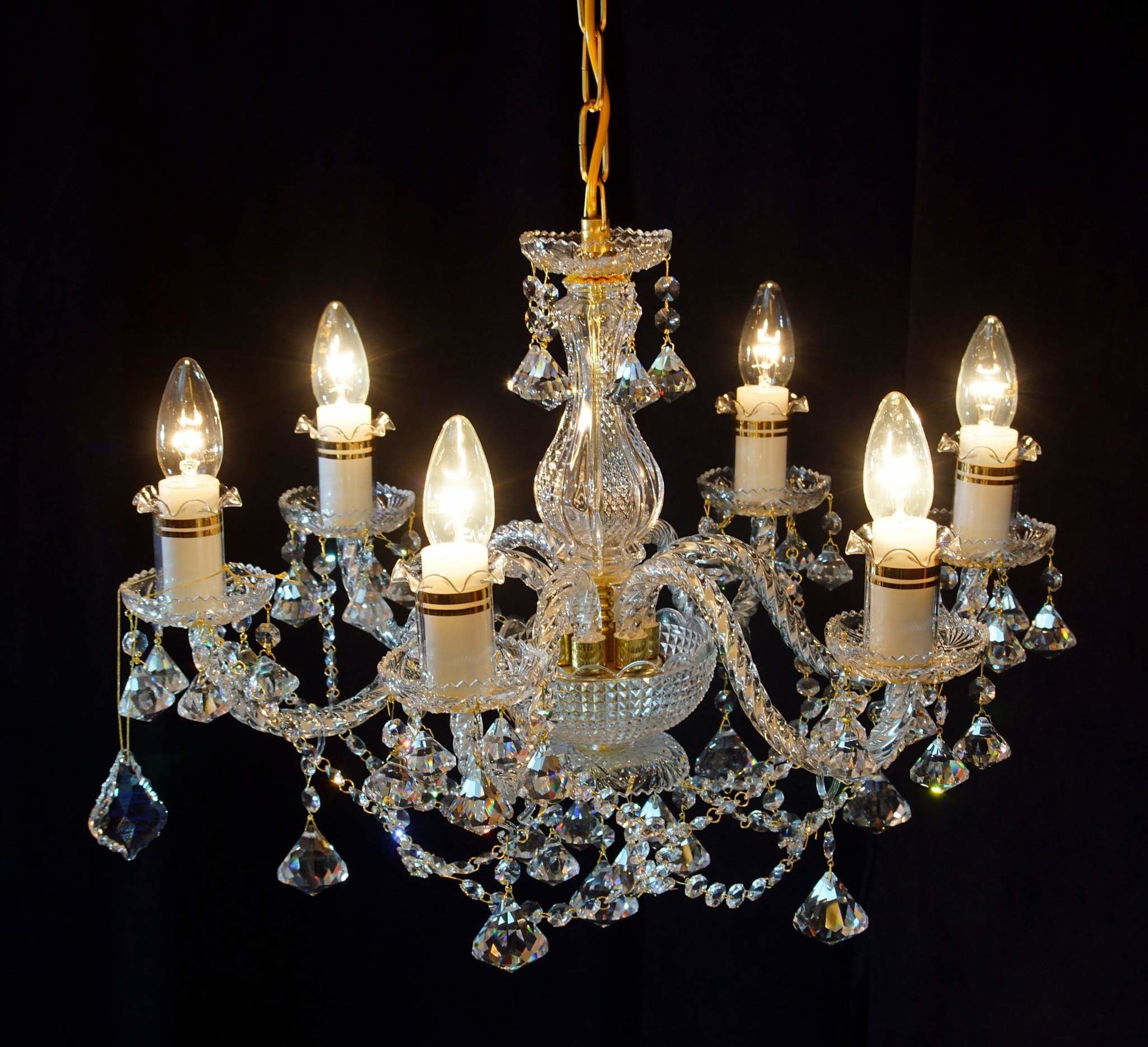 Elita bohemia Żyrandol kryształowy 6-ramienny - Bohemia L 186/6/07