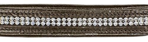 HKM uzda skórzana Diamond -, brązowy 541767