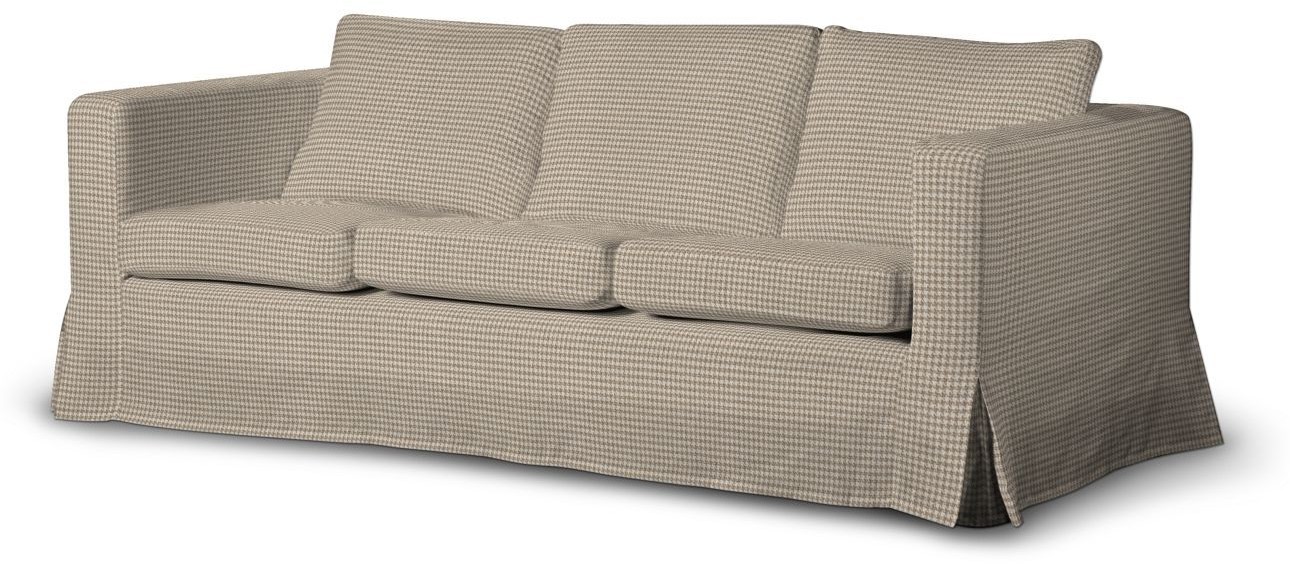 Dekoria Pokrowiec na sofę Karlanda 3-osobową nierozkładaną długi szary Sofa Karlanda 3-os Edinburgh 657-115-81