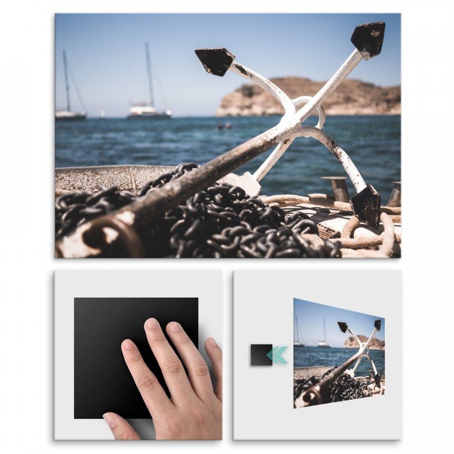 Pix4home Plakat metalowy kotwica L POS-L-00707