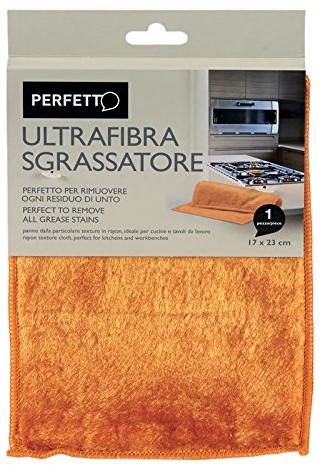 Perfetto Idealnie ultrafibra zmywającym wiskoza chusta, materiału, dynia, 17 x 23 x 0.5 cm 0319B